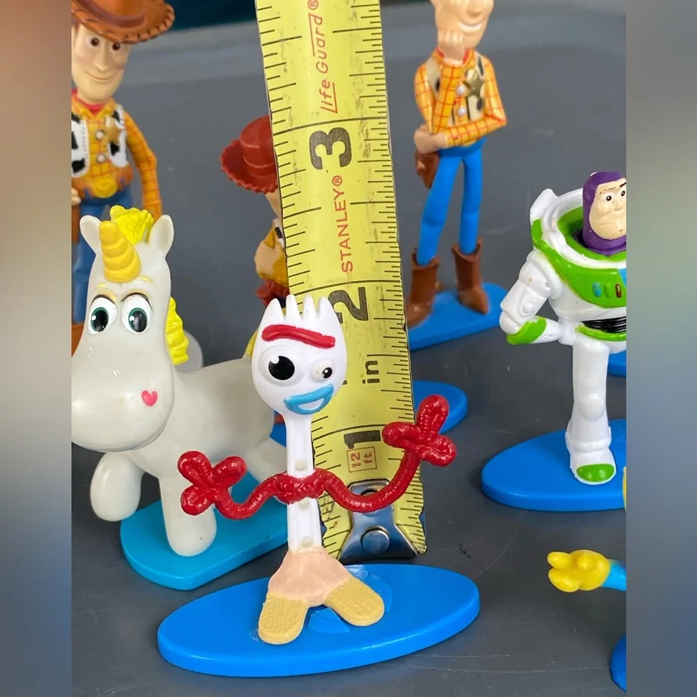 Large Lot 11 Disney Collection Toy Story 3 Mini Figure / Cake Topper Buzz Alien